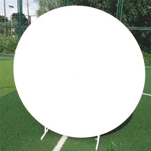 Load image into Gallery viewer, grand event stage wedding baby party backdrops metal props circular column cylindrical dessert table flower balloon crafts arch
