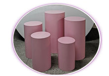 Load image into Gallery viewer, grand event stage wedding baby party backdrops metal props circular column cylindrical dessert table flower balloon crafts arch