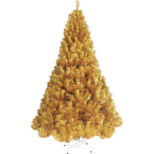 1.5/1.8/2.1M Christmas Artificial Tree Gold Fake Pine Cone Trees New Year Decorations For Home Holiday Metal Stand Navidad Decor