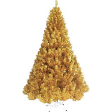 Load image into Gallery viewer, 1.5/1.8/2.1M Christmas Artificial Tree Gold Fake Pine Cone Trees New Year Decorations For Home Holiday Metal Stand Navidad Decor