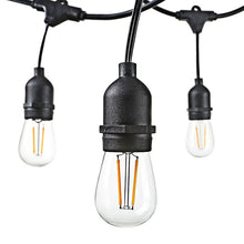Load image into Gallery viewer, 17M LED String Lights S14 Waterproof IP65 Warm white garland LED Retro Edison Filament Bulb Outdoor Street Garden Patio light