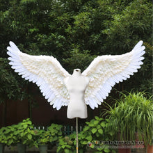 Load image into Gallery viewer, Big white angel wings for Display window Wedding Background Decoration props fairy wings nice home decor series