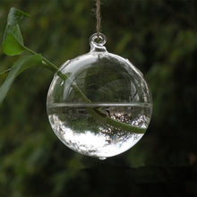 Load image into Gallery viewer, 27pcs/pack Diameter=15cm Transparent Glass Pendant Christmas Glass Hanger Wedding Decoration Glass Terrarium Hanger