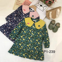 Load image into Gallery viewer, 5P59H Fashion Bow Plaid Brand Princess Baby Girl Christmas Dress Fall Party Wedding Kid Dress For Girl Thanksgiving Baby Clothes