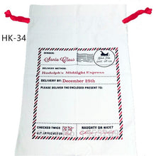 Load image into Gallery viewer, 44 Styles Santa Sacks 11pcs/lot Wholesale Christmas Bag Drawstring Large Canvas Gift Bag For Christmas Decoration Can Mix Buy