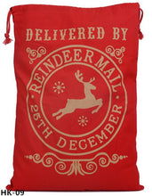 Load image into Gallery viewer, 44 Styles Santa Sacks 11pcs/lot Wholesale Christmas Bag Drawstring Large Canvas Gift Bag For Christmas Decoration Can Mix Buy