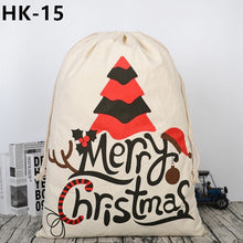Load image into Gallery viewer, 44 Styles Santa Sacks 11pcs/lot Wholesale Christmas Bag Drawstring Large Canvas Gift Bag For Christmas Decoration Can Mix Buy