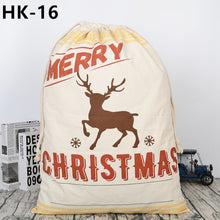 Load image into Gallery viewer, 44 Styles Santa Sacks 11pcs/lot Wholesale Christmas Bag Drawstring Large Canvas Gift Bag For Christmas Decoration Can Mix Buy