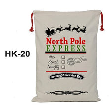 Load image into Gallery viewer, 44 Styles Santa Sacks 11pcs/lot Wholesale Christmas Bag Drawstring Large Canvas Gift Bag For Christmas Decoration Can Mix Buy