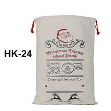 Load image into Gallery viewer, 44 Styles Santa Sacks 11pcs/lot Wholesale Christmas Bag Drawstring Large Canvas Gift Bag For Christmas Decoration Can Mix Buy