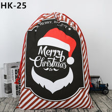 Load image into Gallery viewer, 44 Styles Santa Sacks 11pcs/lot Wholesale Christmas Bag Drawstring Large Canvas Gift Bag For Christmas Decoration Can Mix Buy