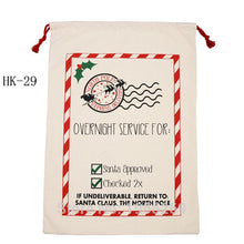 Load image into Gallery viewer, 44 Styles Santa Sacks 11pcs/lot Wholesale Christmas Bag Drawstring Large Canvas Gift Bag For Christmas Decoration Can Mix Buy