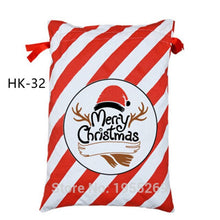Load image into Gallery viewer, 44 Styles Santa Sacks 11pcs/lot Wholesale Christmas Bag Drawstring Large Canvas Gift Bag For Christmas Decoration Can Mix Buy