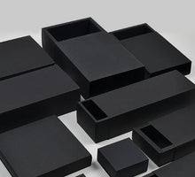 Load image into Gallery viewer, 100pcs inner 15×8×4 by free shipping,black paper box,kraft drawer box