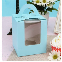 Load image into Gallery viewer, 100pcs Personalized Customizing name date logo candy box wedding christmas baby shower DIY Packing Box Hand-held Point Boxes