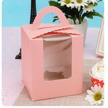 Load image into Gallery viewer, 100pcs Personalized Customizing name date logo candy box wedding christmas baby shower DIY Packing Box Hand-held Point Boxes