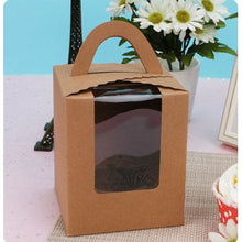 Load image into Gallery viewer, 100pcs Personalized Customizing name date logo candy box wedding christmas baby shower DIY Packing Box Hand-held Point Boxes