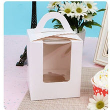 Load image into Gallery viewer, 100pcs Personalized Customizing name date logo candy box wedding christmas baby shower DIY Packing Box Hand-held Point Boxes