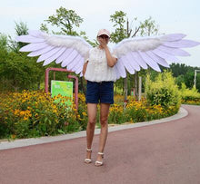 Load image into Gallery viewer, Large stage props wings shooting props store decoration angel wings holiday party decoration Mechanical feather wings