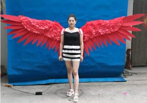 Large stage props wings shooting props store decoration angel wings holiday party decoration Mechanical feather wings