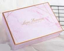 Load image into Gallery viewer, EMS 50PCS Modern High grade Kraft Paper Box DIY Wedding Favor Gift Box rectangle Cake Box Candy gift box Packaging With Ribbon