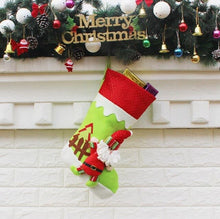 Load image into Gallery viewer, Christmas Stocking Socks Gift Bag Santa Claus Snowman Elk Pendant Christmas Decoration XMAS Ornaments Gifts