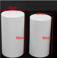 Load image into Gallery viewer, Wedding Road Leads White Metal Pillars Dessert Table Food Stand Birthday Party Supply