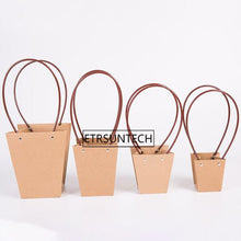 Load image into Gallery viewer, Kraft Paper Bag DIY Valentine's Day Flower Wrapping Box Gift Packing Box Bouquet Florist Supplies Wedding Decoration