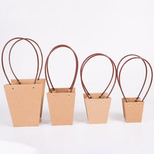 Load image into Gallery viewer, Kraft Paper Bag DIY Valentine's Day Flower Wrapping Box Gift Packing Box Bouquet Florist Supplies Wedding Decoration