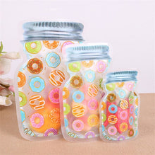 Load image into Gallery viewer, Leotrusting Wholesale 5000pcs Mason Jar Packaging Bags Portable Mason Jar Zipper Pouch Food Snack Chocolate Travel Storage Bags