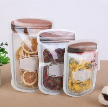 Load image into Gallery viewer, Leotrusting Factory Price 5000pcs Reusable Mason Jar Git Bags Portable Mason Jar Zipper Bags Food Snack Chocolate Packaging Bags