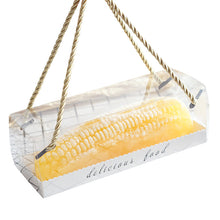 Load image into Gallery viewer, 500pcs/lot 18.5cm*6.5cm*6.5cm clear transparent packing box With tray Baked cookie Birthday Gift cake box