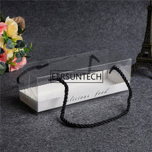 Load image into Gallery viewer, 500pcs/lot 18.5cm*6.5cm*6.5cm clear transparent packing box With tray Baked cookie Birthday Gift cake box