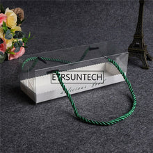 Load image into Gallery viewer, 500pcs/lot 18.5cm*6.5cm*6.5cm clear transparent packing box With tray Baked cookie Birthday Gift cake box