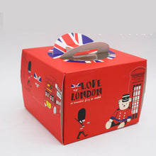 Load image into Gallery viewer, 100 set 8 inch cake box with window handle Kraft paper cheese cake box kids Birthday wedding home Party soldier gift supplier