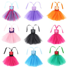 Load image into Gallery viewer, Wennikids Wholesale girl clothes Flower Crochet Top Girl Tutu Dress Birthday/photo/wedding/party/festival Christmas,halloween
