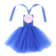 Load image into Gallery viewer, Wennikids Wholesale girl clothes Flower Crochet Top Girl Tutu Dress Birthday/photo/wedding/party/festival Christmas,halloween