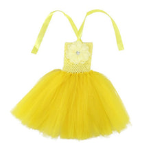 Load image into Gallery viewer, Wennikids Wholesale girl clothes Flower Crochet Top Girl Tutu Dress Birthday/photo/wedding/party/festival Christmas,halloween