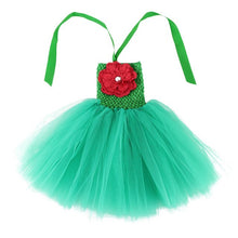 Load image into Gallery viewer, Wennikids Wholesale girl clothes Flower Crochet Top Girl Tutu Dress Birthday/photo/wedding/party/festival Christmas,halloween