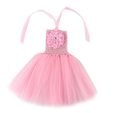 Load image into Gallery viewer, Wennikids Wholesale girl clothes Flower Crochet Top Girl Tutu Dress Birthday/photo/wedding/party/festival Christmas,halloween