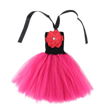 Load image into Gallery viewer, Wennikids Wholesale girl clothes Flower Crochet Top Girl Tutu Dress Birthday/photo/wedding/party/festival Christmas,halloween