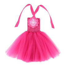 Load image into Gallery viewer, Wennikids Wholesale girl clothes Flower Crochet Top Girl Tutu Dress Birthday/photo/wedding/party/festival Christmas,halloween