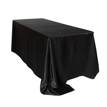 Load image into Gallery viewer, 10pcs/ Pack 90 x 132 inch Rectangular 228cm x 335cm Satin Tablecloth Table Cover For Wedding Party Restaurant Banquet Decoration