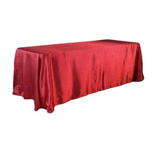 Load image into Gallery viewer, 10pcs/ Pack 90 x 132 inch Rectangular 228cm x 335cm Satin Tablecloth Table Cover For Wedding Party Restaurant Banquet Decoration