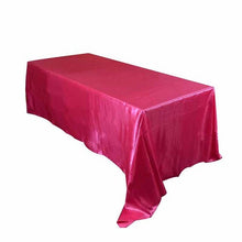 Load image into Gallery viewer, 10pcs/ Pack 90 x 132 inch Rectangular 228cm x 335cm Satin Tablecloth Table Cover For Wedding Party Restaurant Banquet Decoration