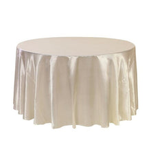 Load image into Gallery viewer, 10pcs Navy blue 120 Inch Round Satin Tablecloths  Table Cover for Wedding Party Restaurant Banquet Decorations